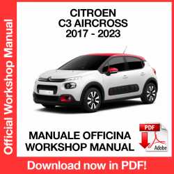 Workshop Manual Citroen C3 Aircross