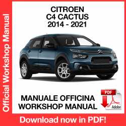 Manuale Officina Citroen C4 Cactus