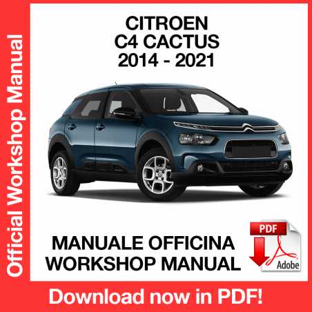 Manuale Officina Citroen C4 Cactus