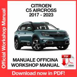 Manuale Officina Citroen C5 Aircross (2017-2023) (ITA)