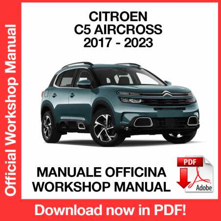 Manuale Officina Citroen C5 Aircross (2017-2023) (ITA)