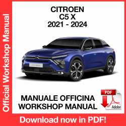 Manuale Officina Citroen C5 X