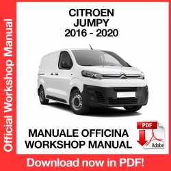 Manuale Officina Citroen Jumpy (2016-2020) (ITA)