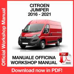 Manuale Officina Citroen Jumper (2016-2021) (ITA)