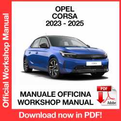 Manuale Officina Opel Corsa (2023-2025) (ITA)