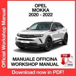Workshop Manual Opel Mokka (2020-2022) (ITA)