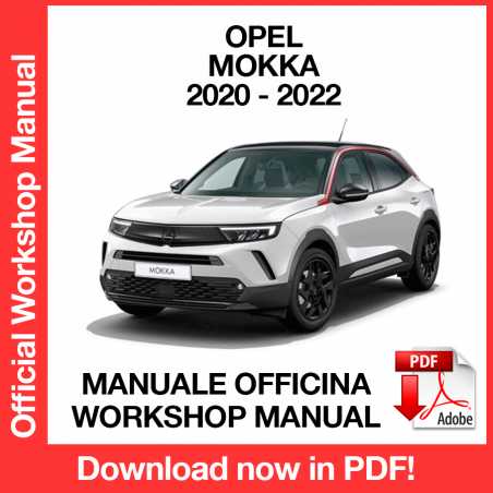 Workshop Manual Opel Mokka (2020-2022) (ITA)