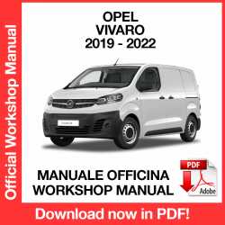 Manuale Officina Opel Vivaro C (2019-2022) (ITA)
