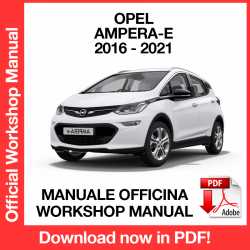 Manuale Officina Opel Ampera-e (2016-2021) (EN)