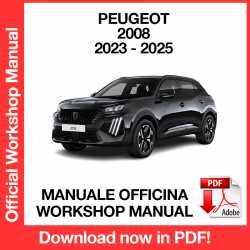 Manuale Officina Peugeot 2008 (2023-2025) (ITA)