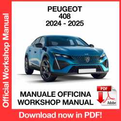 Manuale Officina Peugeot 408 (2024-2025) (ITA)