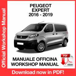 Manuale Officina Peugeot Expert (2016-2019) (ITA)