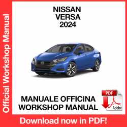 Manuale Officina Nissan Versa (2024) (EN)