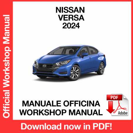 Workshop Manual Nissan Versa (2024) (EN)