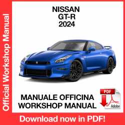 Manuale Officina Nissan GT-R (2024) (EN)