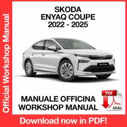 Manuale Officina Skoda Enyaq Coupe (2022-2025) (EN)