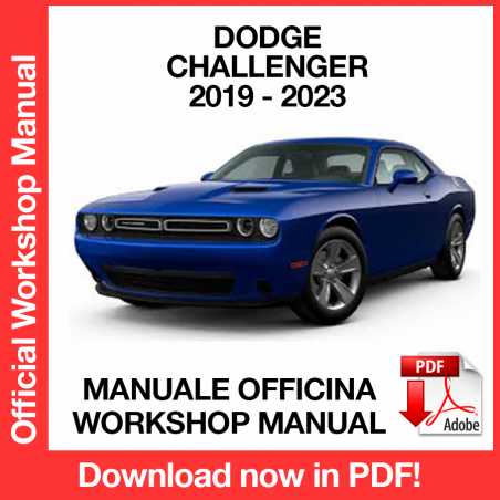 Manuale Officina Dodge Challenger (2019-2023) (EN)