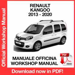 Manuale Officina Renault Kangoo (2013-2017) (EN)