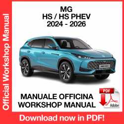 Manuale Officina Saic MG HS - HS PHEV (2024-2026) (EN)