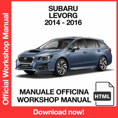 Manuale Officina Subaru Levorg (2014-2016) (EN) Manuale Officina Subaru Levorg (2014-2016) (EN)