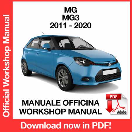 Manuale officina MG MG3 (2011-2020) (EN) Manuale officina MG MG3 (2011-2020) (EN)