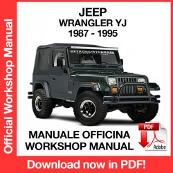 Workshop Manual Jeep Wrangler YJ