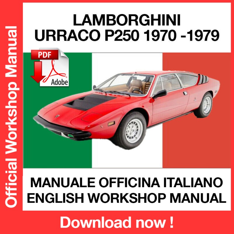 Manuale Officina Lamborghini Urraco P250