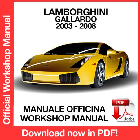 Manuale Officina Lamborghini Gallardo