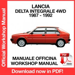 Manuale Officina Lancia Delta Integrale