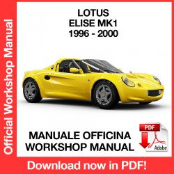 Manuale Officina Lotus Elise MK1