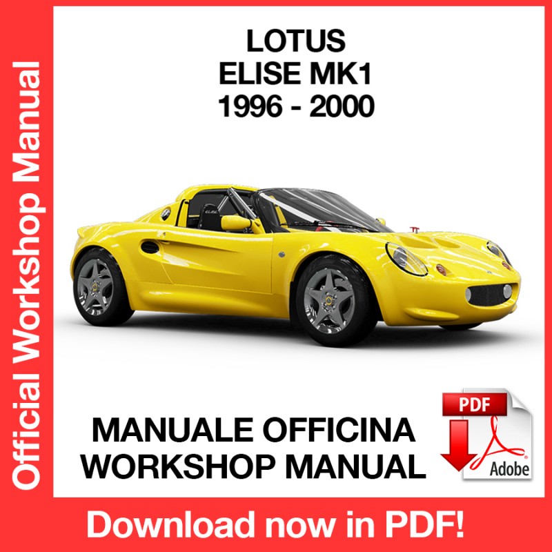 Workshop Manual Lotus Elise MK1