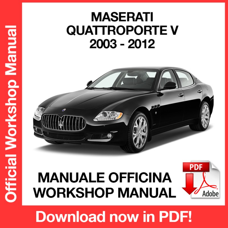 Workshop Manual Maserati Quattroporte