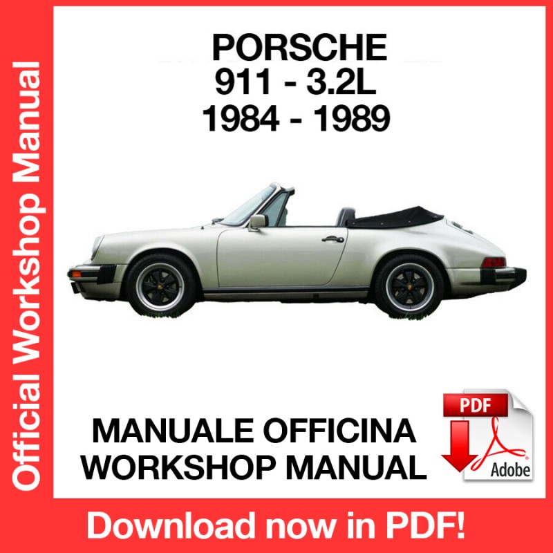 Manuale Officina Porsche 911 3.2L