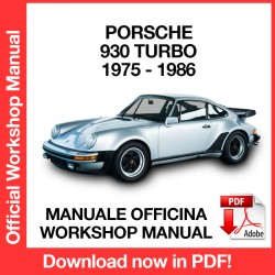 Workshop Manual Porsche 911 930 Turbo