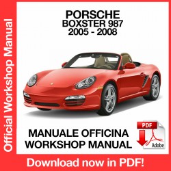 Workshop Manual Porsche Boxster 987