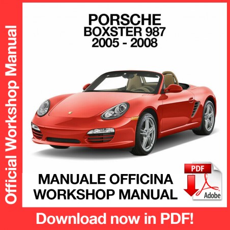 Manuale Officina Porsche Boxster 987