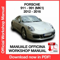 Manuale Officina Porsche 911 991