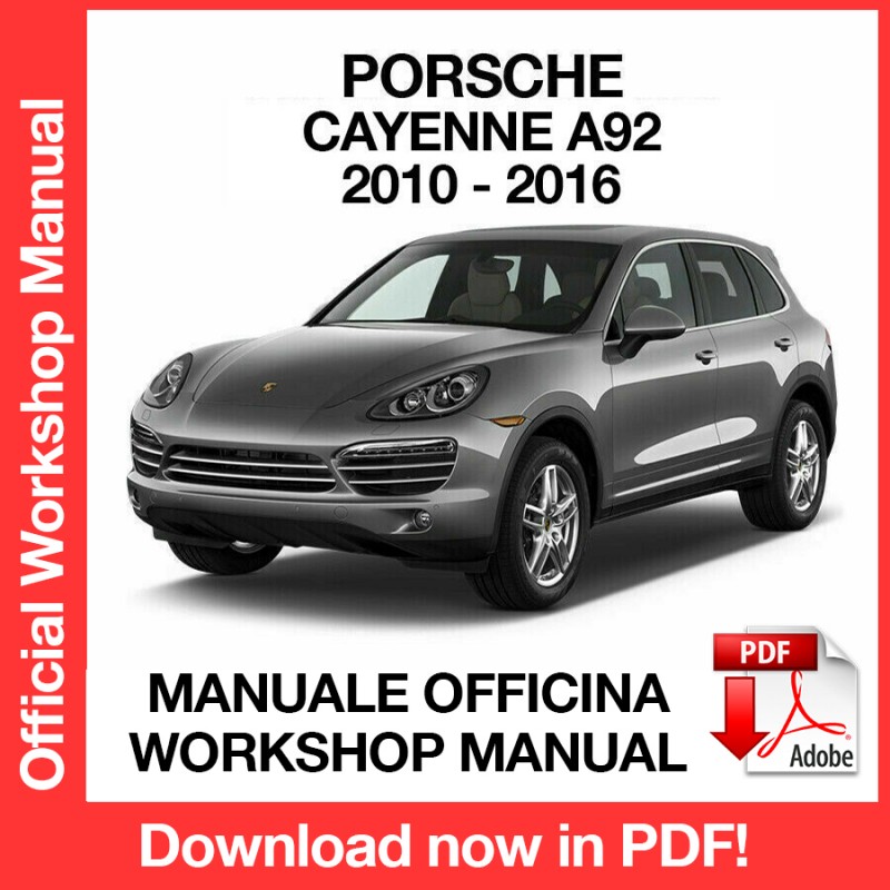 Manuale Officina Porsche Cayenne