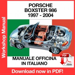 Manuale Officina Porsche Boxster 986