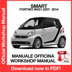 Workshop Manual Smart Fortwo