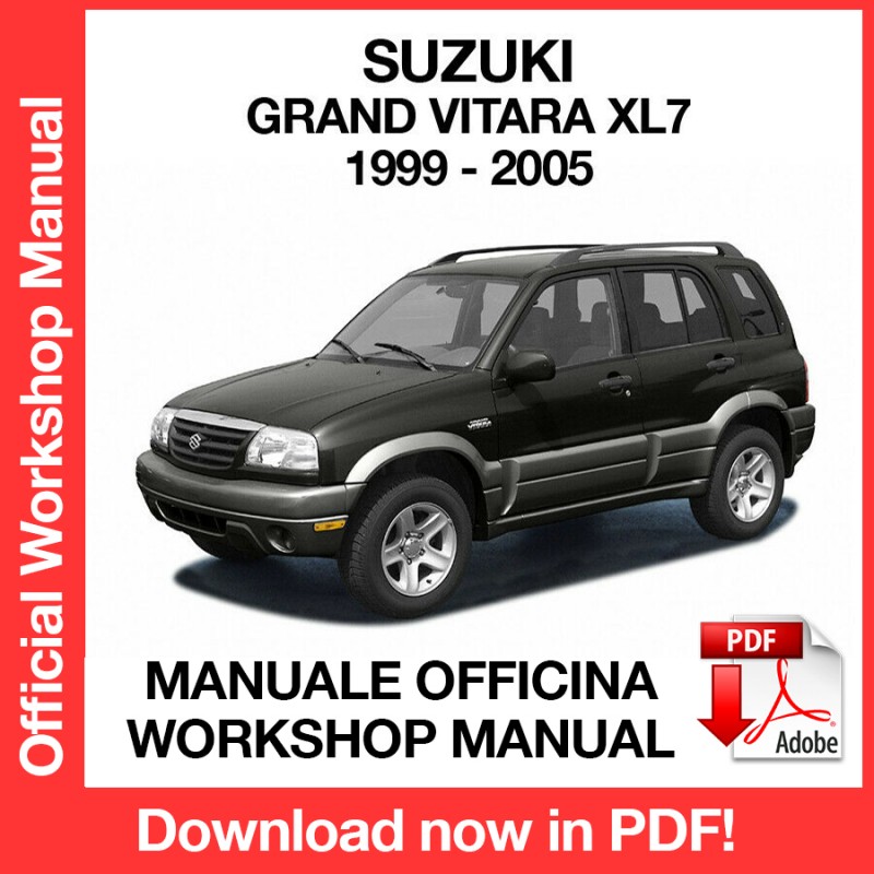 Workshop Manual Suzuki Grand Vitara XL7