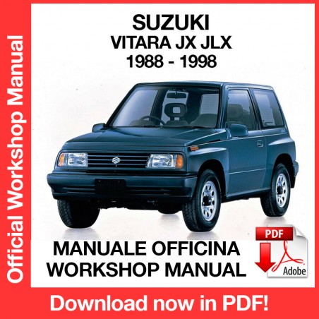 Manuale Officina Suzuki Vitara JX JLX