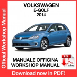 Workshop Manual Volkswagen E-Golf