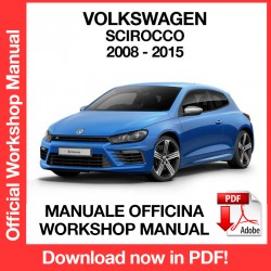 Manuale Officina Volkswagen Scirocco
