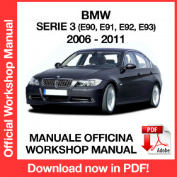 MANUALE OFFICINA BMW SERIE 3 E90 E91 E92 E93