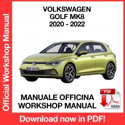 Workshop Manual Volkswagen Golf MK8 (2020-2022) (EN)