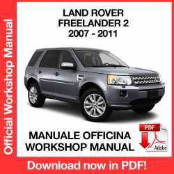 Manuale Officina Land Rover Freelander 2