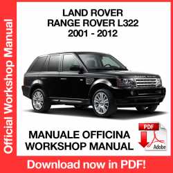 Manuale Officina Land Rover Range Rover L322