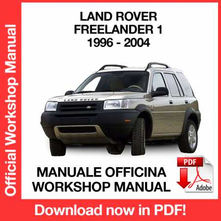 Manuale Officina Land Rover Freelander 1