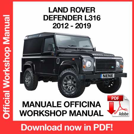 Manuale Officina Land Rover Defender L316